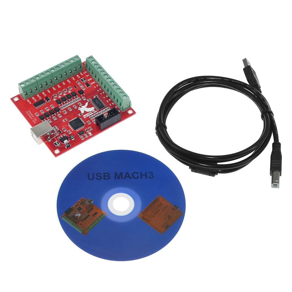 CNC USB Mach3 100Khz Breakout  - Mach3 Usb Cnc Controller 4 Axis 100Khz ulasan dan harga