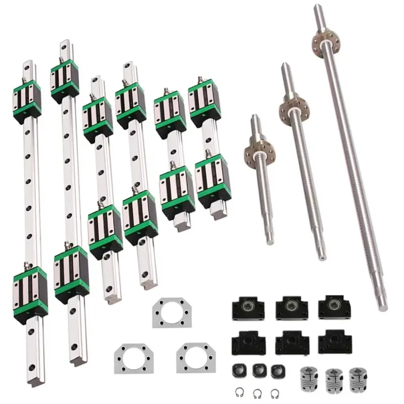 6 Sets HGR20 Linear Guide Rail - Hgr20 Linear Guide Rail Ballscrew Set ulasan dan harga