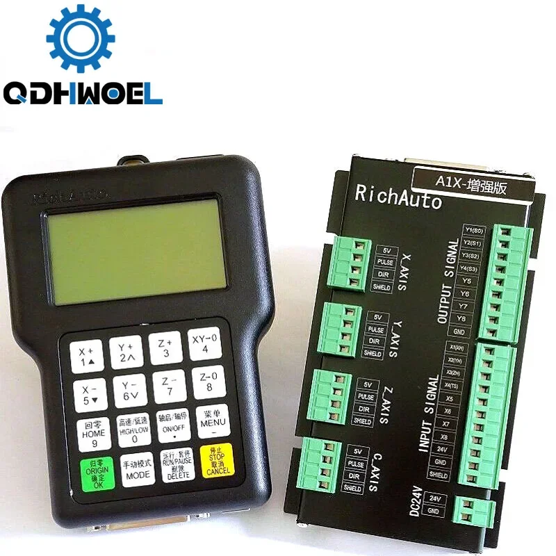 QDHWOEL RichAuto DSP A11 CNC c - Richauto A11 Dsp Controller 3 Axis ulasan dan harga